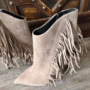 ALL Saints seude booties. New condition!